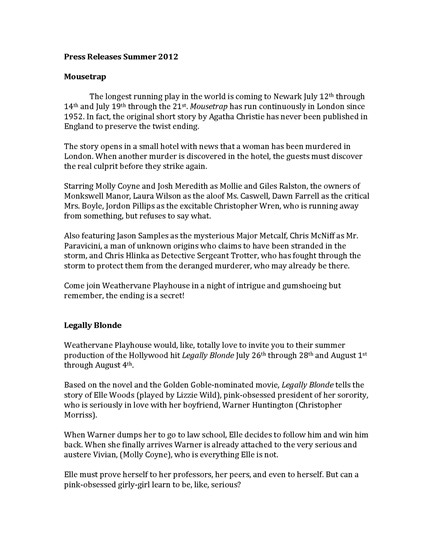 Examples: Leslie Anderson Online Portfolio